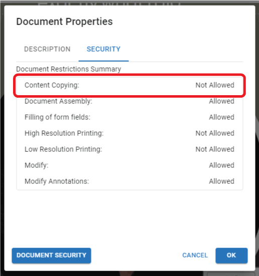 کپی نشدن متن PDF